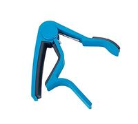 Guitar Capo Streamlined Aluminum Guitar String Clip Clamp with Stainless Steel Spring Silicone Handle, Blue