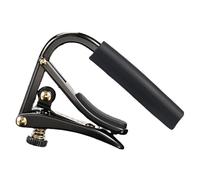 Guitar Capo Transpose Clip Black Folk Electro Acoustic Guitar Transpose Clip for Acoustic and Electric Guitars
