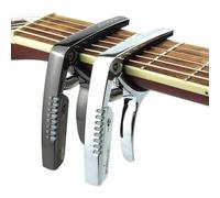 Guitar Capo Tuner 2-in-1 Multi-function Acoustic Guitar Capo with Durable Alloy Material/Color LED Tuning Display Light/Long Lasting Working/Accurate Tuning Easy (Black)
