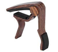 Guitar Capo,Universal Acoustic Folk Guitar Capo Tuning Clamp Accessory Wood Grain Metal Capo for Acoustic Electric Guitarists (Sabli)