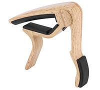 Guitar Capo,Universal Acoustic Folk Guitar Capo Tuning Clamp Accessory Wood Grain Metal Capo for Acoustic Electric Guitarists (Log Color)