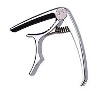Guitar Capo Universal Type Guitar Capo Pin Puller Style Capos Instrument Accessory for Acoustic and Electric Guitars(Silver)