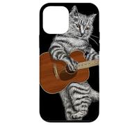 Guitar Cat Acoustic Buskers Guitarist Virtuoso Cute Kitty Case for iPhone 12 mini