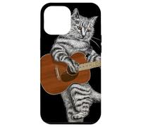 Guitar Cat Acoustic Buskers Guitarist Virtuoso Cute Kitty Case for iPhone 12 Pro Max