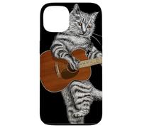 Guitar Cat Acoustic Buskers Guitarist Virtuoso Cute Kitty Case for iPhone 13