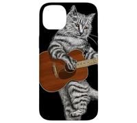 Guitar Cat Acoustic Buskers Guitarist Virtuoso Cute Kitty Case for iPhone 14 Plus