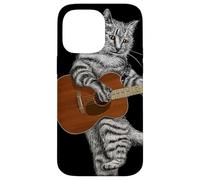 Guitar Cat Acoustic Buskers Guitarist Virtuoso Cute Kitty Case for iPhone 14 Pro Max