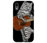 Guitar Cat Acoustic Buskers Guitarist Virtuoso Cute Kitty Case for iPhone XR