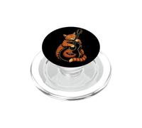 Guitar Cat Cute Acoustic Sleeping Kitty Music Lover Gift PopSockets PopGrip for MagSafe