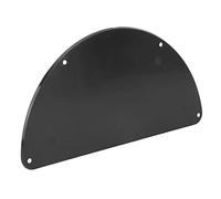 Guitar Cavity Cover Plate, 4 Holes Plastic Pickguard Back Cover for Jazz Bass Electric Guitar (Black)