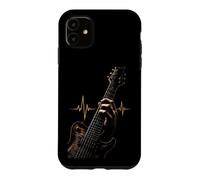 Guitar Chord Diagram Pick Heartbeat Guitarist Player Gift Case for iPhone 11