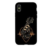 Guitar Chord Diagram Pick Heartbeat Guitarist Player Gift Case for iPhone X/XS