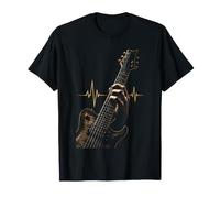 Guitar Chord Diagram Pick Heartbeat Guitarist Player Gift T-Shirt