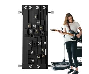 Guitar Chord Gripper, Portable Learning for Music Lovers and Beginners, Acoustic Guitar Aid for Training Chords, Melodies and Scales, Practical Device