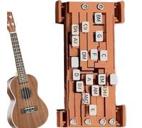 Guitar Chord Helper - 6.57x2.36x1.18 inches Guitar Chord Presser, Portable Learning Tool, ABS Guitars Learning Tools | Convenient Trainer Presser for School Beginner Player Friends Students P