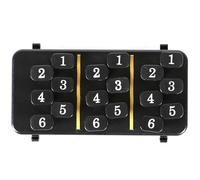 Guitar Chord Helper, Portable Chord Presser for Beginners, ABS Guitar Training Tool with Fast Key Change, Black Design for Folk Guitars..