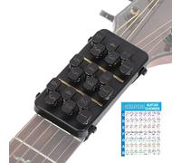 Guitar Chord Learning Tool | Portable Guitar Practice Tool | Easy Install Guitar Chord Trainer | Guitar Practice Aid Beginner Guitar Chord Exercise Tool Guitar Practice Tool for Beginners