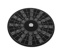 Guitar Chord Plate Music Theory Wheel Circle of 5ths Wheel Melody Chord Tool Melody Wheel Music Exploration Tool Melody Tool Circle of Fifths Melody Supply Black Aluminum Alloy BESTonZON