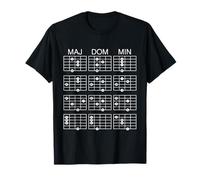 Guitar Chord Positions Major Dominant Minor 7th Inversions T-Shirt
