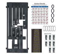 Guitar Chord Press Guitar Chord Trainer - Learning Tool for Beginners | Practical Instructional Easy to Apply with Chart for Acoustic Guitars