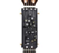 Guitar Chord Presser, Chord Learning Aid Guitar Aid Chord Trainer, Guitar Beginner One-Key Chord Assisted Learning Tool, Guitar Trainer Practice Tool, Acoustic Guitar Chord Presser for Guitar Lover