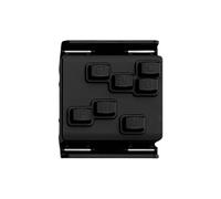 Guitar Chord Presser, Clip-On Hord Trainer Guitar Chord Trainer with Labeled Keys Fits Soprano Chord Tool for Beginners (Black)