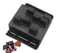 Guitar Chord Presser - Finger Placement Trainer, Learning Assist Tool, Practice Aid Device | Adjustable Attachment with Fretboard Control for Beginner Lessons Music Rehearsal and Skill Building