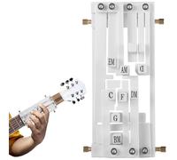 Guitar Chord Presser for Acoustic Guitar, Chord Helper and Trainer for Beginners, Portable Assisted Learning Tool with Quick Chord Transition, Eight Basic Chords, Fits 38 in to 41 in Guitars