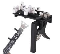 Guitar Chord Presser, Guitar Aid Assisted Trainer,Practical Chord-Assisted Tools Ukulele Chord Trainer - Heavy Duty Ukulele Chord Assistant
