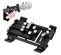 Guitar Chord Presser Guitar Aid Learning Starter, Chord Trainer No Need to Develop Callouse, One-Touch Chords Accessories for Lover Beginner Gift, BlackGuitar Presser