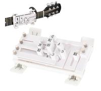 Guitar Chord Presser Guitar Aid Learning Starter, Guitar Chord Trainer No Need to Develop Callouse, One-Touch Chords Guitar Accessories for Guitar Lover Beginner Gift, White