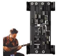 Guitar Chord Presser, Guitar Starter Tool, 6.3x3.15x3.74 Inches Training Aid, Easy Assistant, Practical Teaching Accessory, Finger Placement Trainer for Beginners, Faster Learning