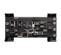 Guitar Chord Presser: PP Construction, 3.7 Inch Height, Portable Guitar Learning Helper | Chord Mastery Tool, Practice Trainer, Ed