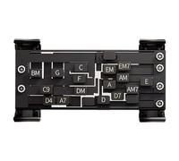 Guitar Chord Presser, Ukulele Learning Tool, Bass Notes Trainer, Increased Finger Strength, Practical Teaching Tool, Black/Brown For Beginner Guitarist, Music Enthusiast