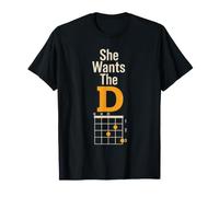 Guitar Chord She Wants The D Funny Guitarist Gift T-Shirt
