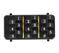 Guitar Chord Trainer for Beginners, Automatic Chord Presser Learning Tool, Portable Guitar Practice Helper (Black)