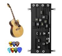 Guitar Chord Trainer, Guitar Trainer Tool Guitar Chord Changer Tool Set with Guitar Pick for Common Folk Guitars from 38 to 42 inches Guitar Chord Pusher for Guitar Beginners