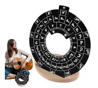 Guitar Chord Wheel,Chord Tool Disc of Fifths Wheel | Music Theory Learning Tool, Melody School Supplies, Chord Wheel for Notes Chords Key Signature