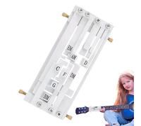 Guitar Chords Learning System - Chord Assistant Tool, Fingerboard Learning Aid, Exercise Support Set | Easy Setup with Colour Labels and Soft Pads for Acoustic Guitar Training Schools and Mu