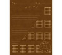 Guitar Chords & Lyrics Notebook: Blank Guitar Chord Diagrams and Lines for Lyrics for Guitarists - Suede Leather Print Cover