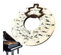 Guitar Chords, Wooden Melody Tools Wheels, Song Writing & Music Wooden Chord, Fifths Wooden Wheel, Guid for Song Writer, Chord Wheel for Songwriters, Teachers & Musicians