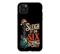 Guitar Christmas Sleigh It On Six Strings Funny Guitarist Case for iPhone 11 Pro Max