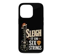 Guitar Christmas Sleigh It On Six Strings Funny Guitarist Case for iPhone 13 Pro