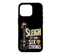 Guitar Christmas Sleigh It On Six Strings Funny Guitarist Case for iPhone 16 Pro