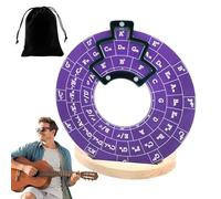 Guitar Circles of Fifths Wheel - Chord Wheel Guitar Music Theory Disc | Precise Circles of Fifths for Beginners Professional Musicians
