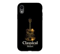 Guitar Classical At Heart Sunset Vineyard Guitarist Gift Case for iPhone XR