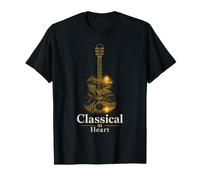 Guitar Classical At Heart Sunset Vineyard Guitarist Gift T-Shirt