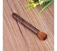 Guitar Cleaner Brush, Solid Wood Violin Care Tool, High End Wool Brush Rosin Musical Instrument Cleaning Brush Ebony Rosewood (Rosewood)