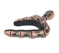 Guitar Clip, Adjustable Tightness, Skull Guitar Adjustable Tightness Accessories Parts for Folk Acoustic Guitar Ukulele (Bronze)