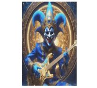 Guitar Clown 1000 Piece Wooden Jigsaw Puzzles for Adults Puzzle Learning Educational Toys Family Games for Kids Jigsaws 78×53cm